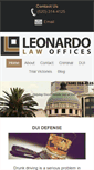 Mobile Screenshot of leonardolawoffices.com
